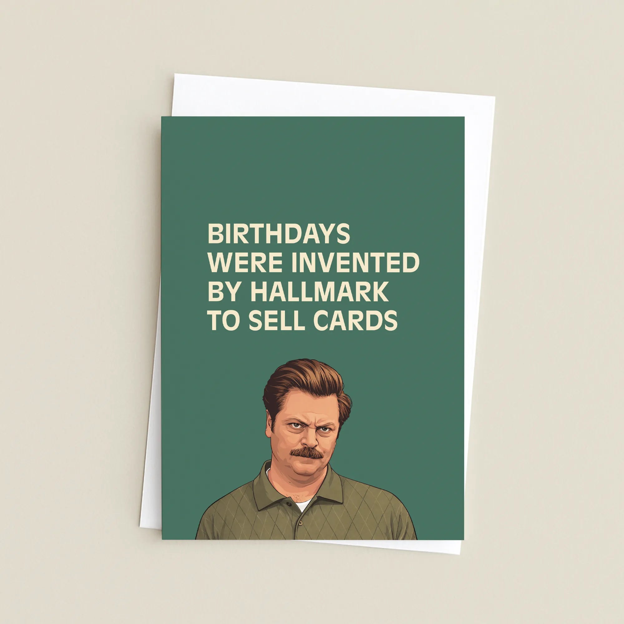 Parks & Recreation Ron Birthdays Invented